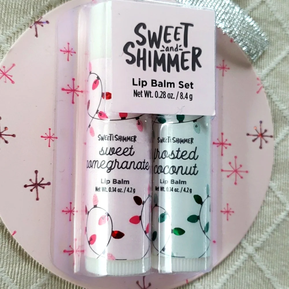 🥳3/20🥳 Lip Balm Set - Sweet Pomegranate and Roasted Coconut - Picture 2 of 3